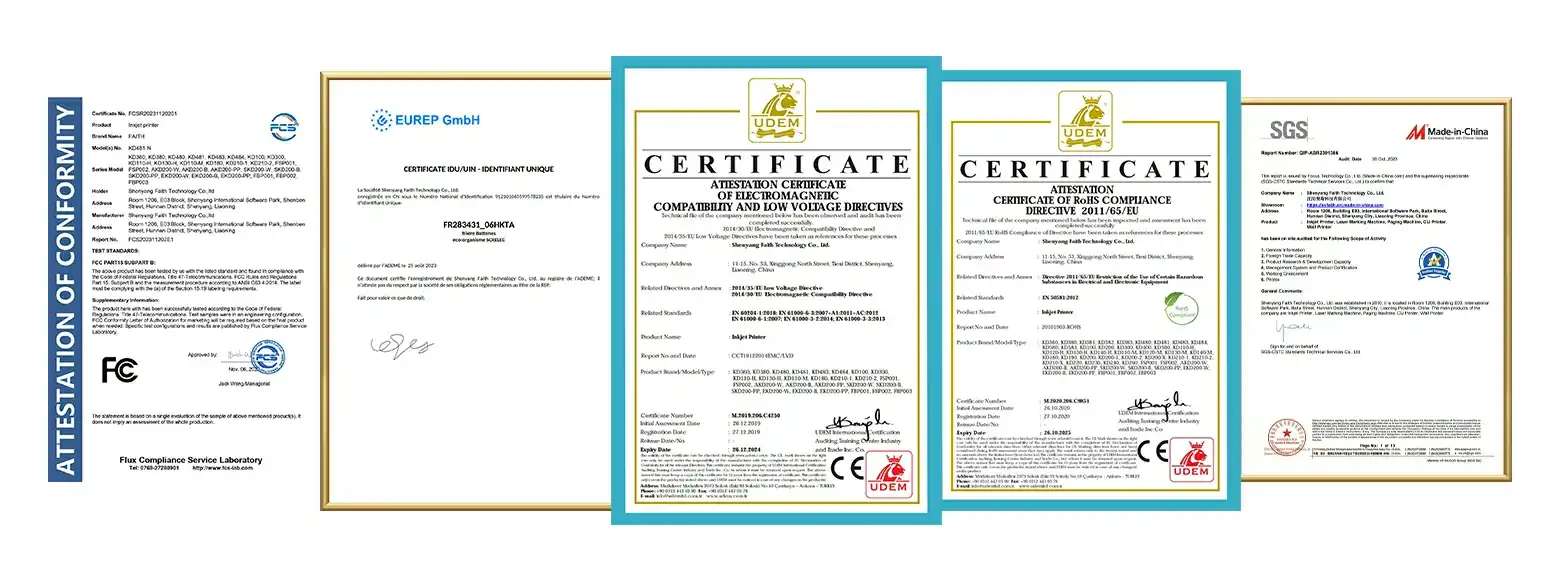 Our Certificates