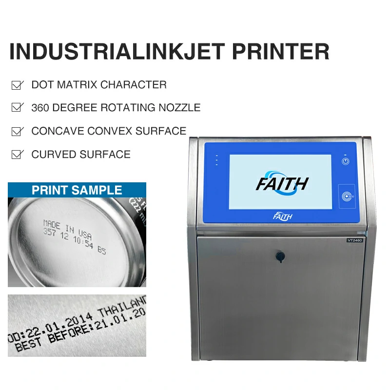 How does a continuous inkjet printer work?